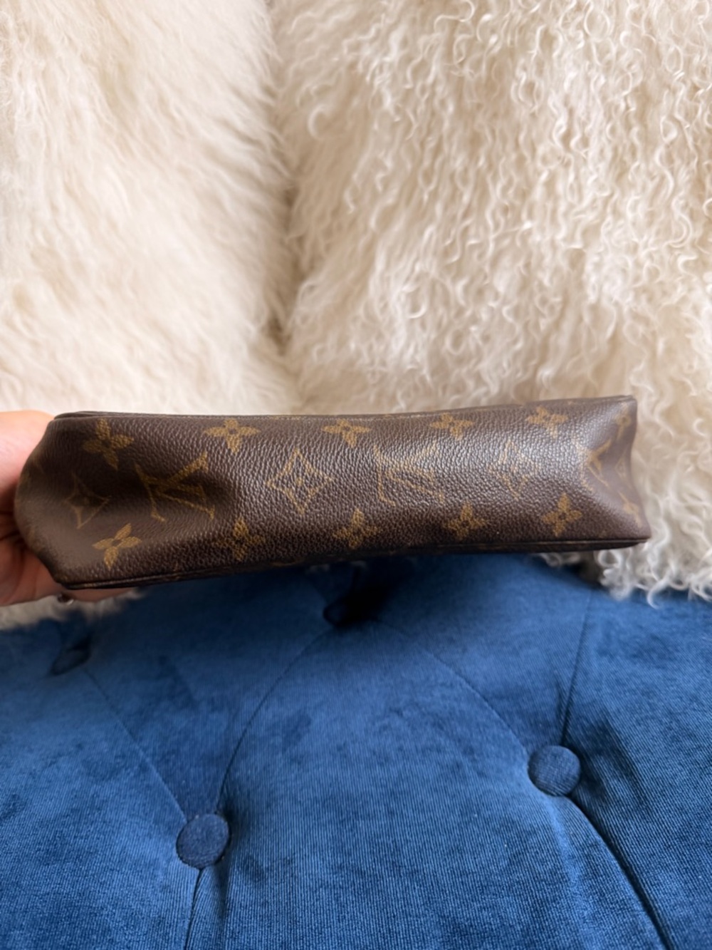 Louis Vuitton Monogram Canvas Toiletry Pouch in Brown - Picture 4 of 5